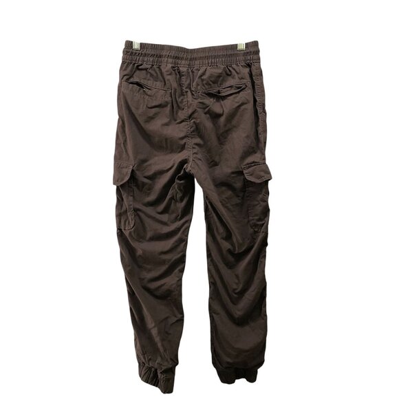 Gap Boys XL (12) Lined Cargo Jogger Pants Brown Cotton Fall Winter Pull On - Picture 2 of 9